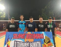 Turnamen Bulu Tangkis PB 308 Cup 1 Berhadiah Jutaan Rupiah