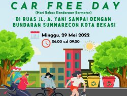 Setelah Lama Ditiadakan, Pemkot Bekasi Kembali Gelar Car Free Day Mulai 29 Mei 2022