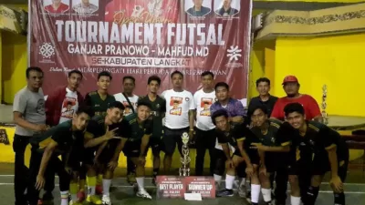 KONDEN FC  JUARA TURNAMEN FUTSAL PIALA GANJAR – MAHFUD DI KAB. LANGKAT, SUMUT